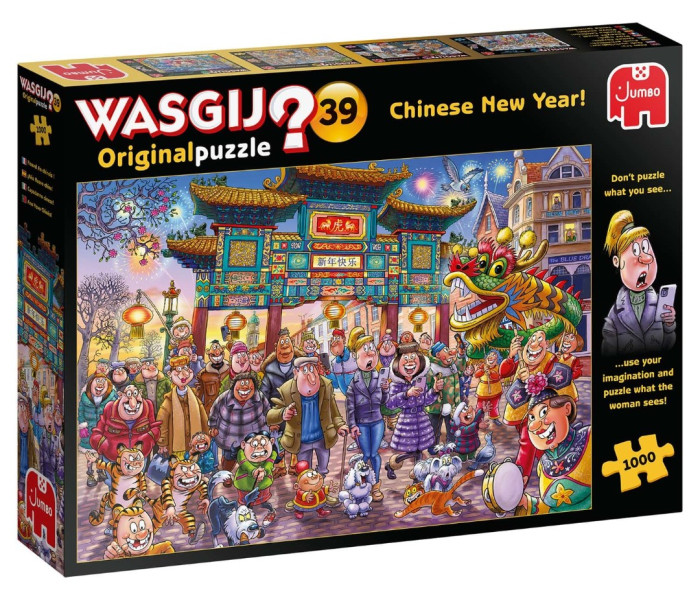 Puzzle - Jumbo - Čínský Nový rok! - WASGIJ Puzzle