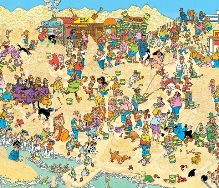 Puzzle - Jumbo - Pískové sochy