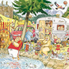 Puzzle - Jumbo - Rozruch v kempu! - WASGIJ Puzzle