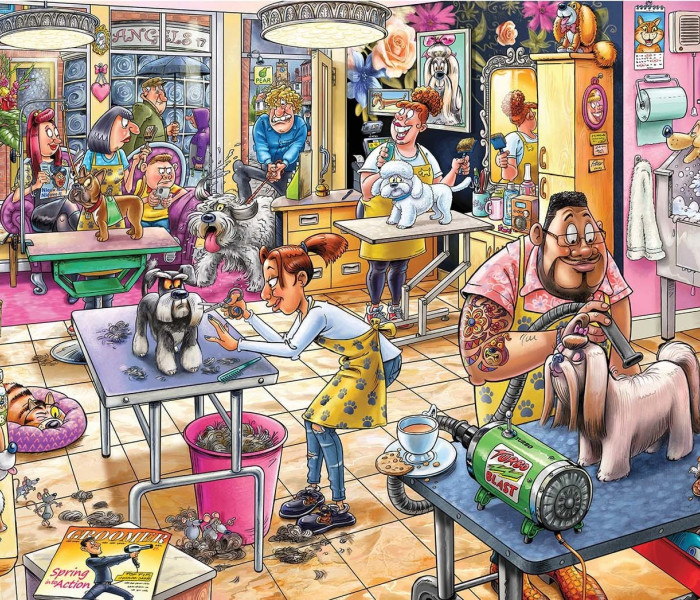 Puzzle - Jumbo - Salon pro psy! - WASGIJ Puzzle