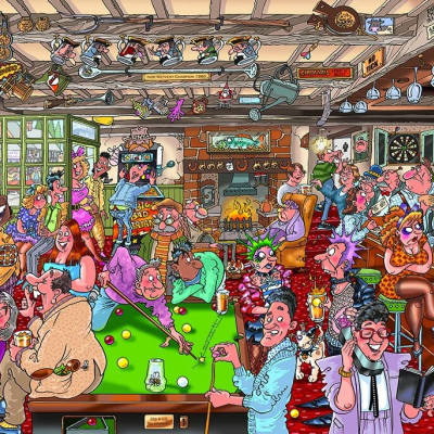 Zábava v hostinci - WASGIJ Puzzle