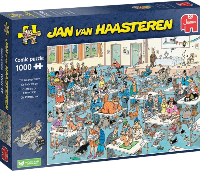 Puzzle - Jumbo - Kočičí přehlídka