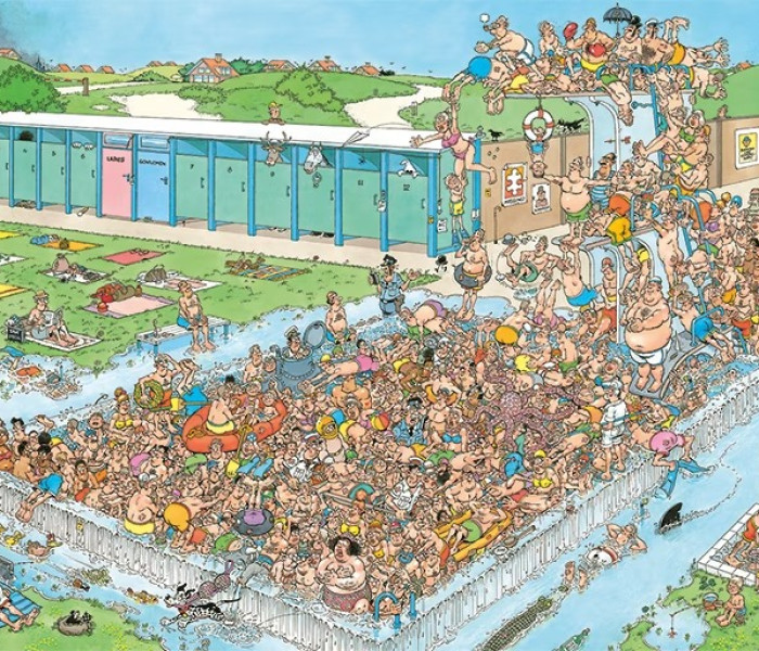 Puzzle - Jumbo - Plný bazén