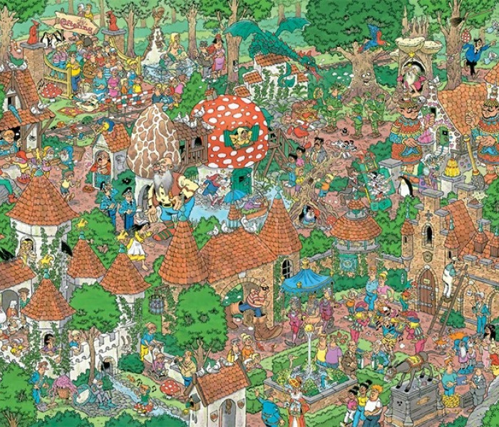 Puzzle - Jumbo - Pohádkový les