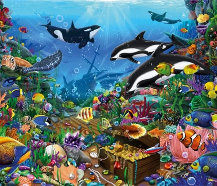 Puzzle - Jumbo - Poklady hlubin