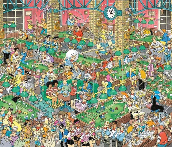 Puzzle - Jumbo - Kulečník