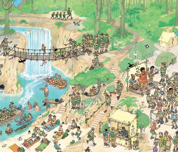 Puzzle - Jumbo - Vítejte v džungli!