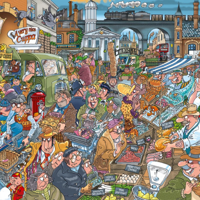 Organické přetížení! - WASGIJ Puzzle