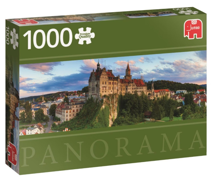 Puzzle - Jumbo - Zámek Sigmaringen, Německo - Panoramatické puzzle