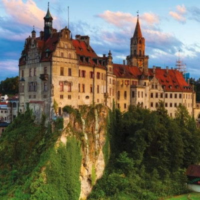 Zámek Sigmaringen, Německo - Panoramatické puzzle