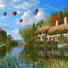 Puzzle - King - Starý domek u řeky