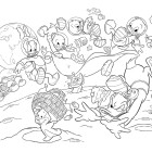 Puzzle - Lisciani - Kačeři ve vesmíru - Maxi