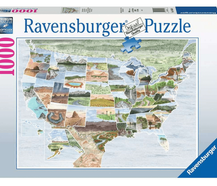 Puzzle - Ravensburger - Od pobřeží k pobřeží