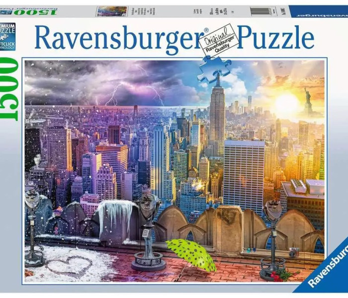 Puzzle - Ravensburger - 4 Roční období v New Yorku
