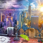 Puzzle - Ravensburger - 4 Roční období v New Yorku