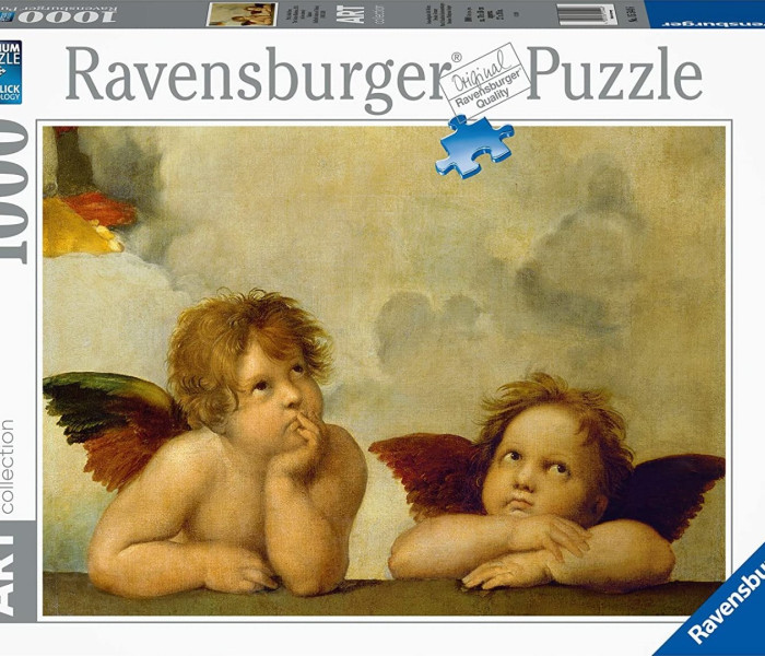 Puzzle - Ravensburger - Andělé Sixtinská Madona