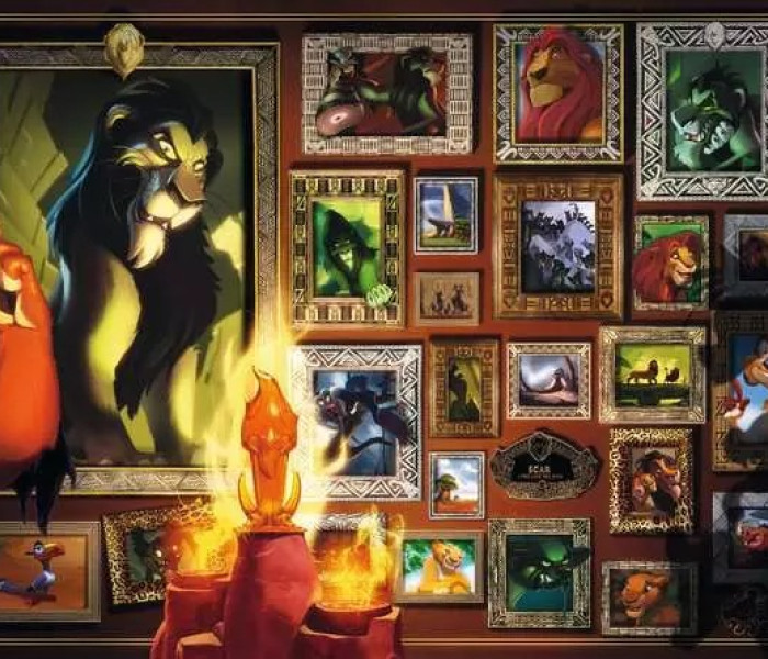 Puzzle - Ravensburger - Villainous - Lví král, Jizva