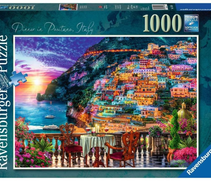 Puzzle - Ravensburger - Večeře v italském Positanu