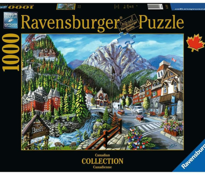 Puzzle - Ravensburger - Vítejte v Banffu