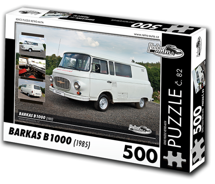 Puzzle - Retro-auta - Puzzle Barkas B 1000 (1985)