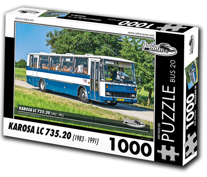 Puzzle - Retro-auta - Bus Karosa LC 735.20 (1983-1991)
