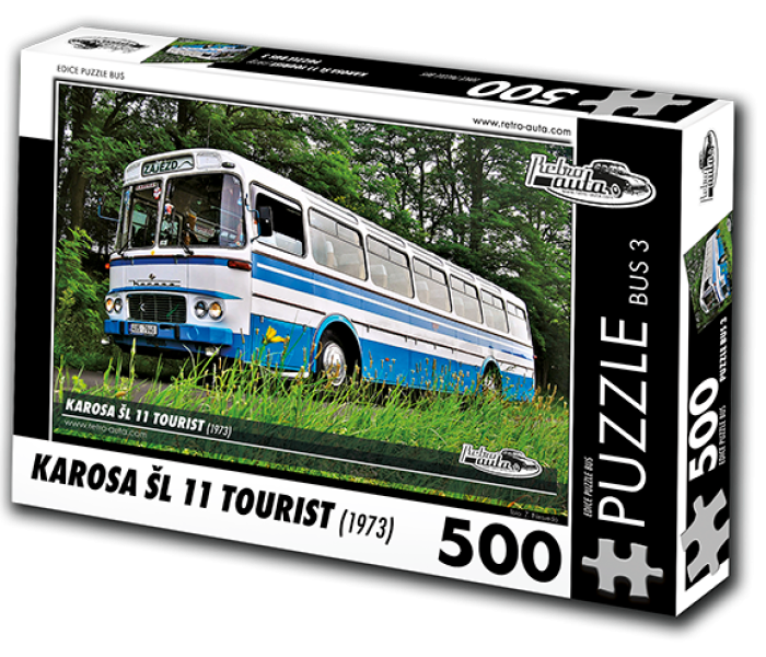 Puzzle - Retro-auta - Bus Karosa ŠL 11  (1973)