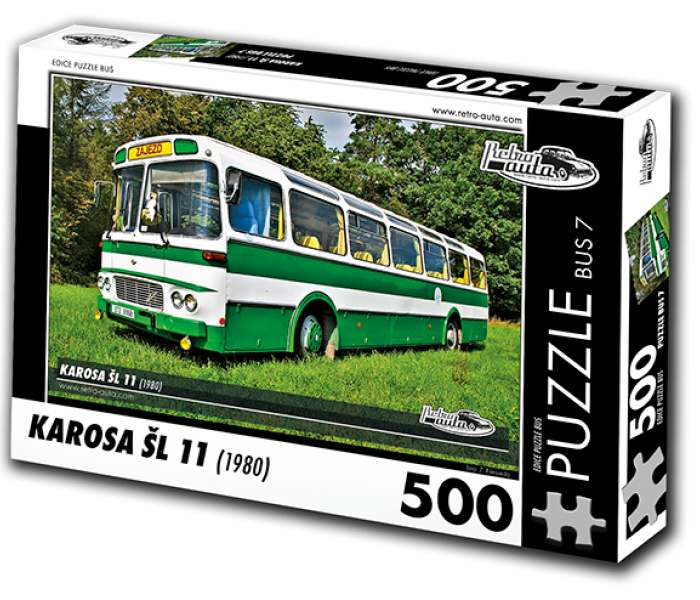 Puzzle - Retro-auta - Bus Karosa ŠL 11 (1980)