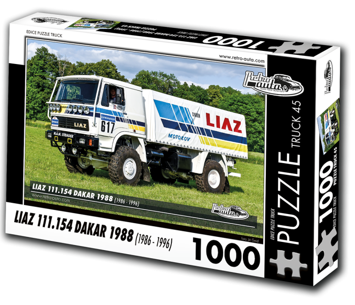 Puzzle - Retro-auta - Liaz 111.154 Dakar 1988 (1986-1996)