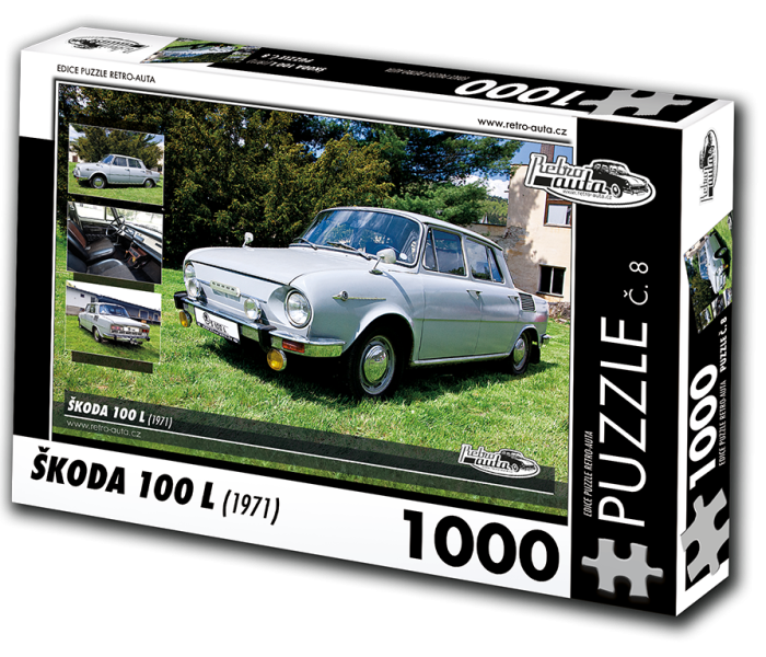 Puzzle - Retro-auta - Puzzle Škoda 100 L (1971)