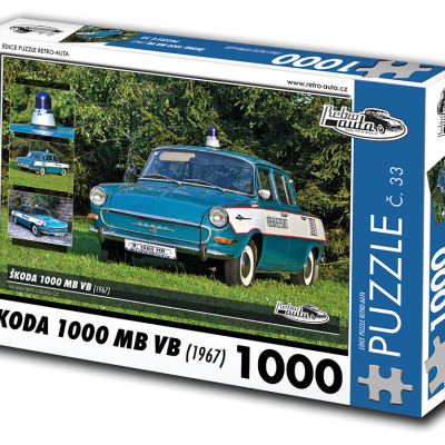Puzzle Škoda 1000 MB VB (1967)