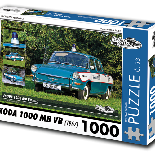 Puzzle Škoda 1000 MB VB (1967)