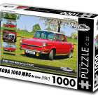 Puzzle - Retro-auta - Puzzle Škoda 1000 MBG De Luxe (1967)