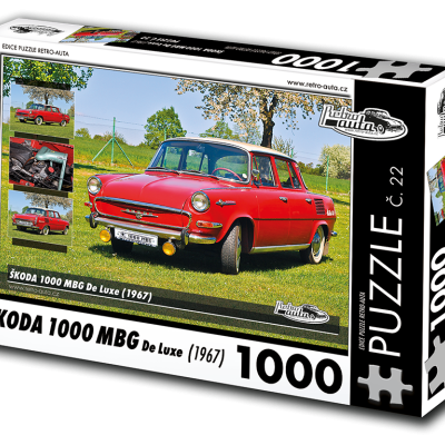 Puzzle Škoda 1000 MBG De Luxe (1967)