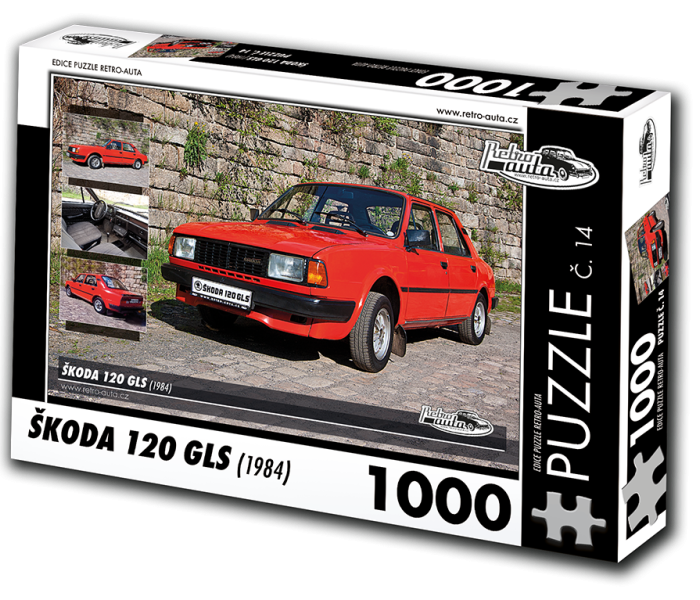 Puzzle - Retro-auta - Puzzle Škoda 120 GLS (1984)