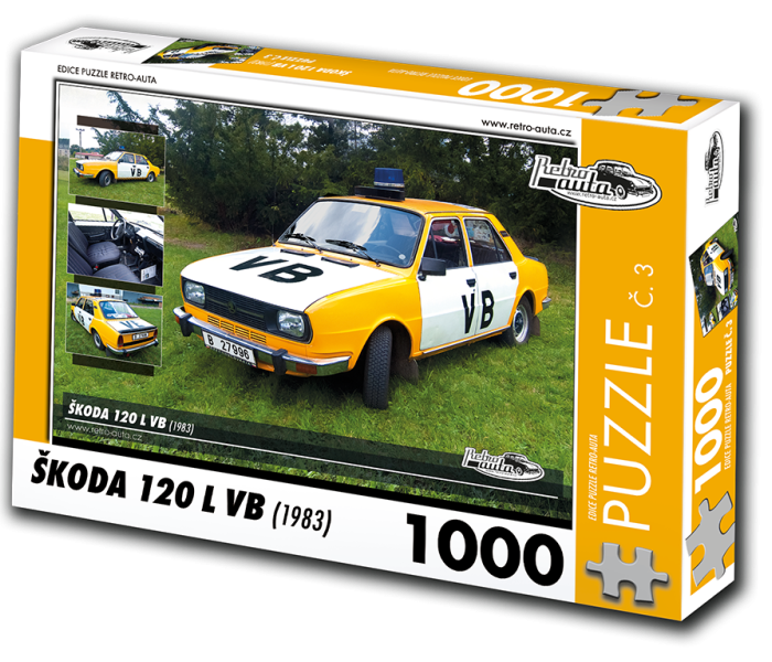 Puzzle - Retro-auta - Puzzle Škoda 120L VB (1983)
