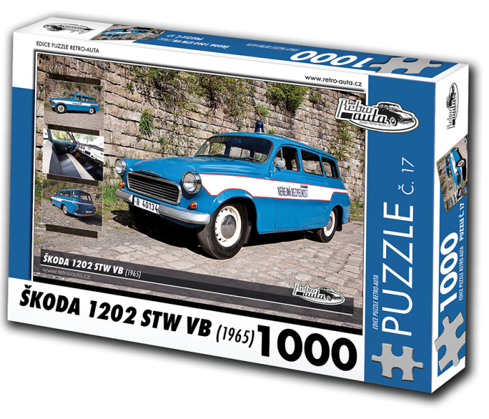 Puzzle - Retro-auta - Puzzle Škoda 1202 STW VB (1965)