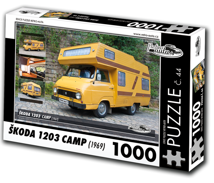 Puzzle - Retro-auta - Puzzle Škoda 1203 Camp (1969)