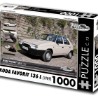 Puzzle - Retro-auta - Puzzle Škoda Favorit 136 L (1989)