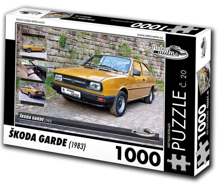 Puzzle - Retro-auta - Puzzle Škoda GARDE (1983)