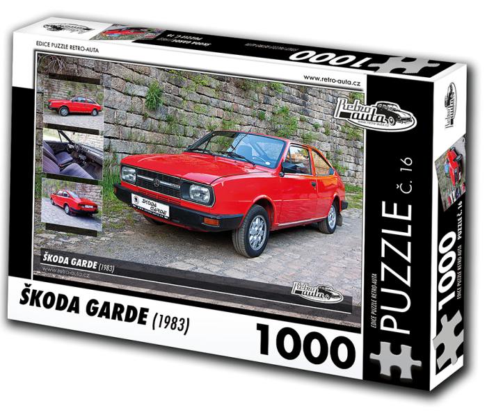 Puzzle - Retro-auta - Puzzle Škoda GARDE (1983)