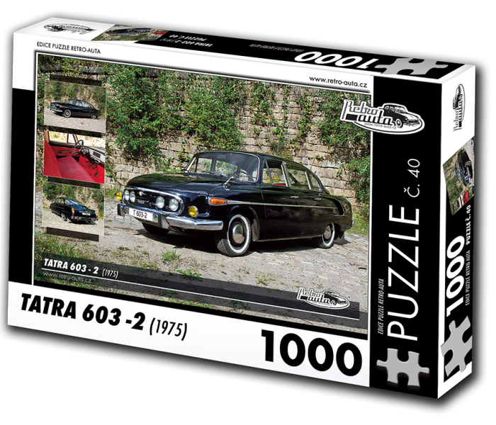 Puzzle - Retro-auta - Puzzle Tatra 603 - 2 (1975)
