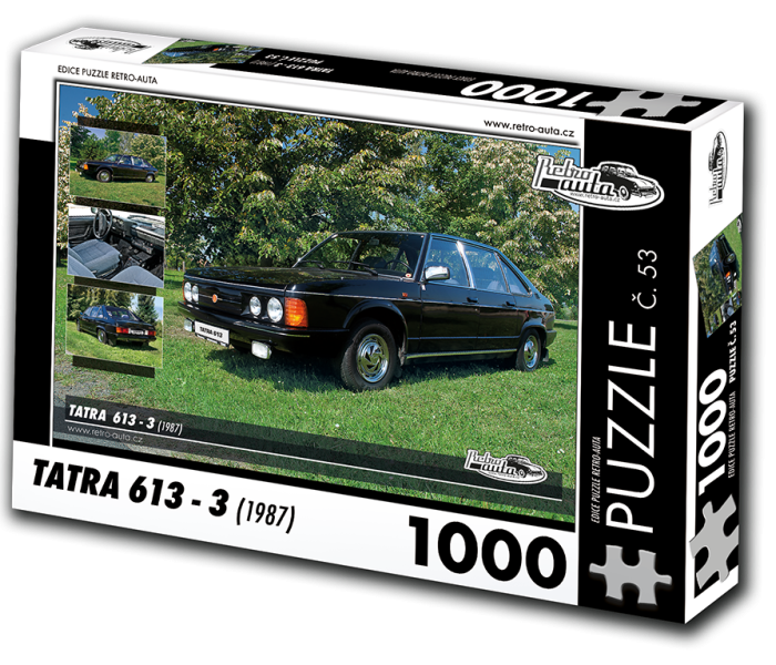 Puzzle - Retro-auta - Puzzle Tatra 613 - 3 (1987)