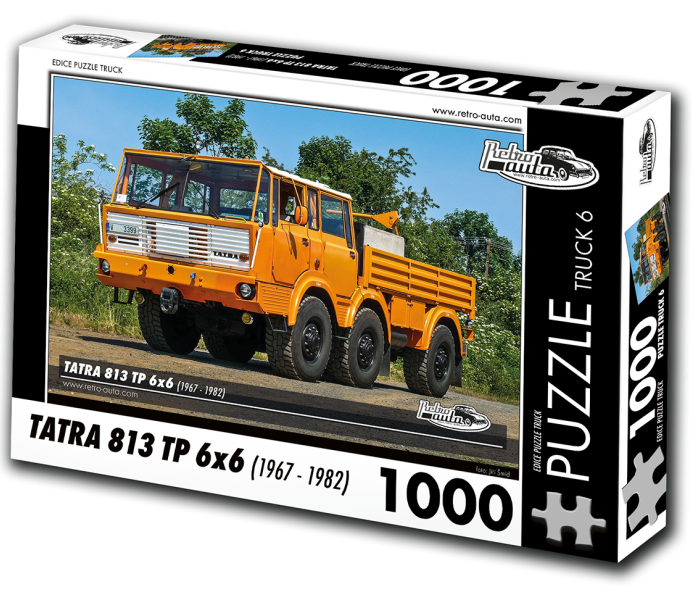 Puzzle - Retro-auta - Tatra 813 TP 6x6 (1967-1982)