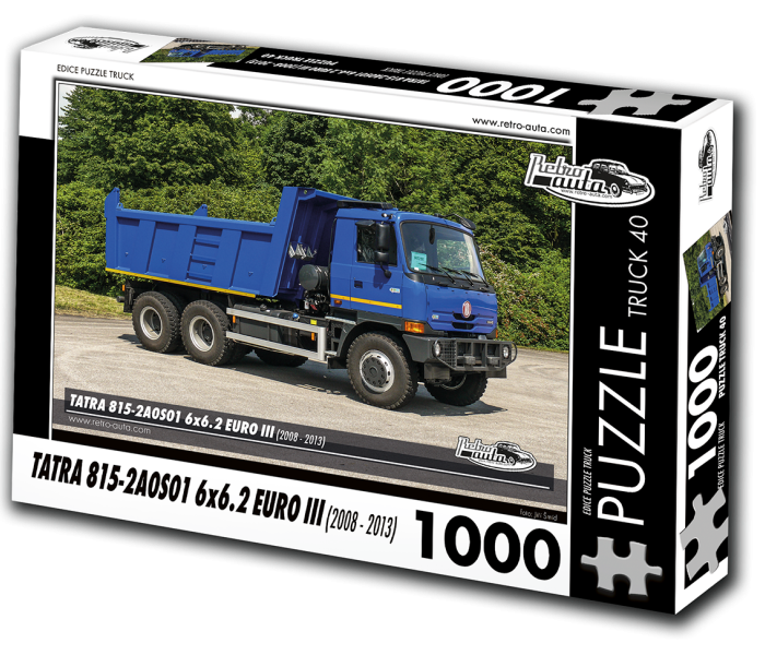 Puzzle - Retro-auta - Tatra 815-2A0S01 6x6.2 EURO III (2008-2013)