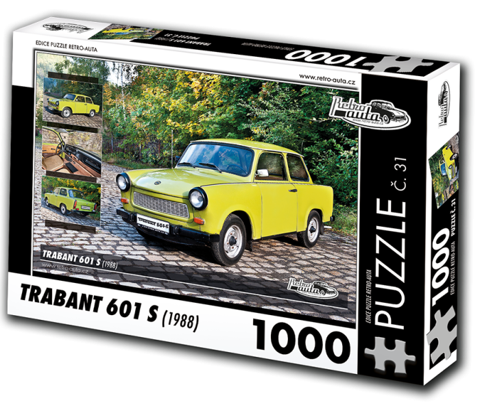 Puzzle - Retro-auta - Puzzle Trabant 601 S (1988)