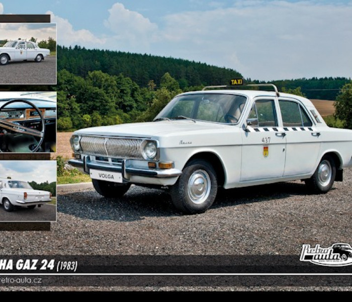 Puzzle - Retro-auta - Puzzle Volha GAZ 24 (1983)