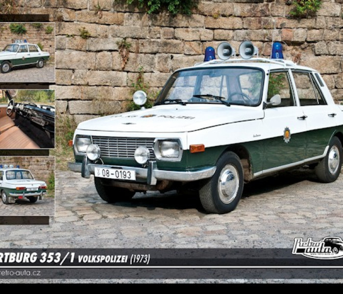 Puzzle - Retro-auta - Puzzle Wartburg 353/1 (1973)