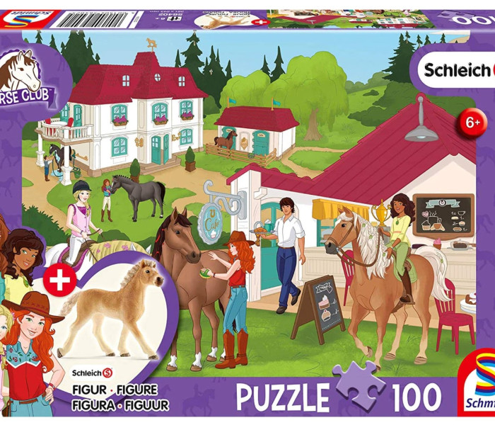 Puzzle - Schmidt - Na koňské farmě + figurka
