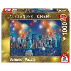 Puzzle - Schmidt - Ohňostroje nad Sochou Svobody