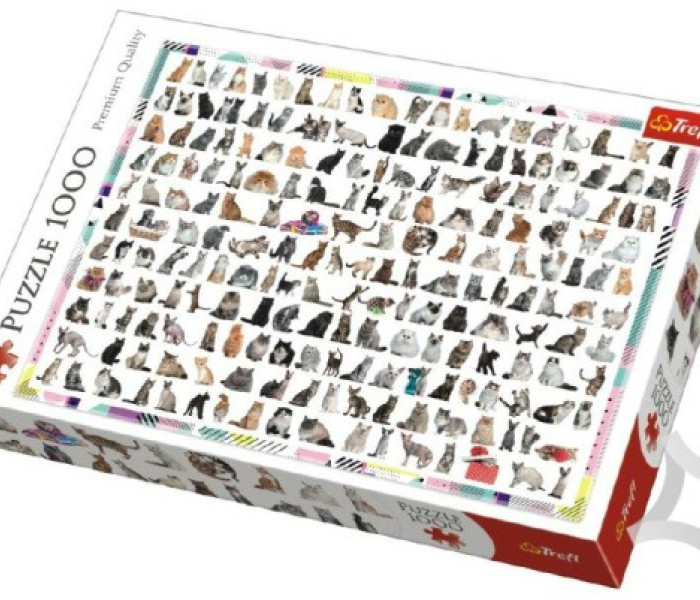 Puzzle - Trefl - 208 koček
